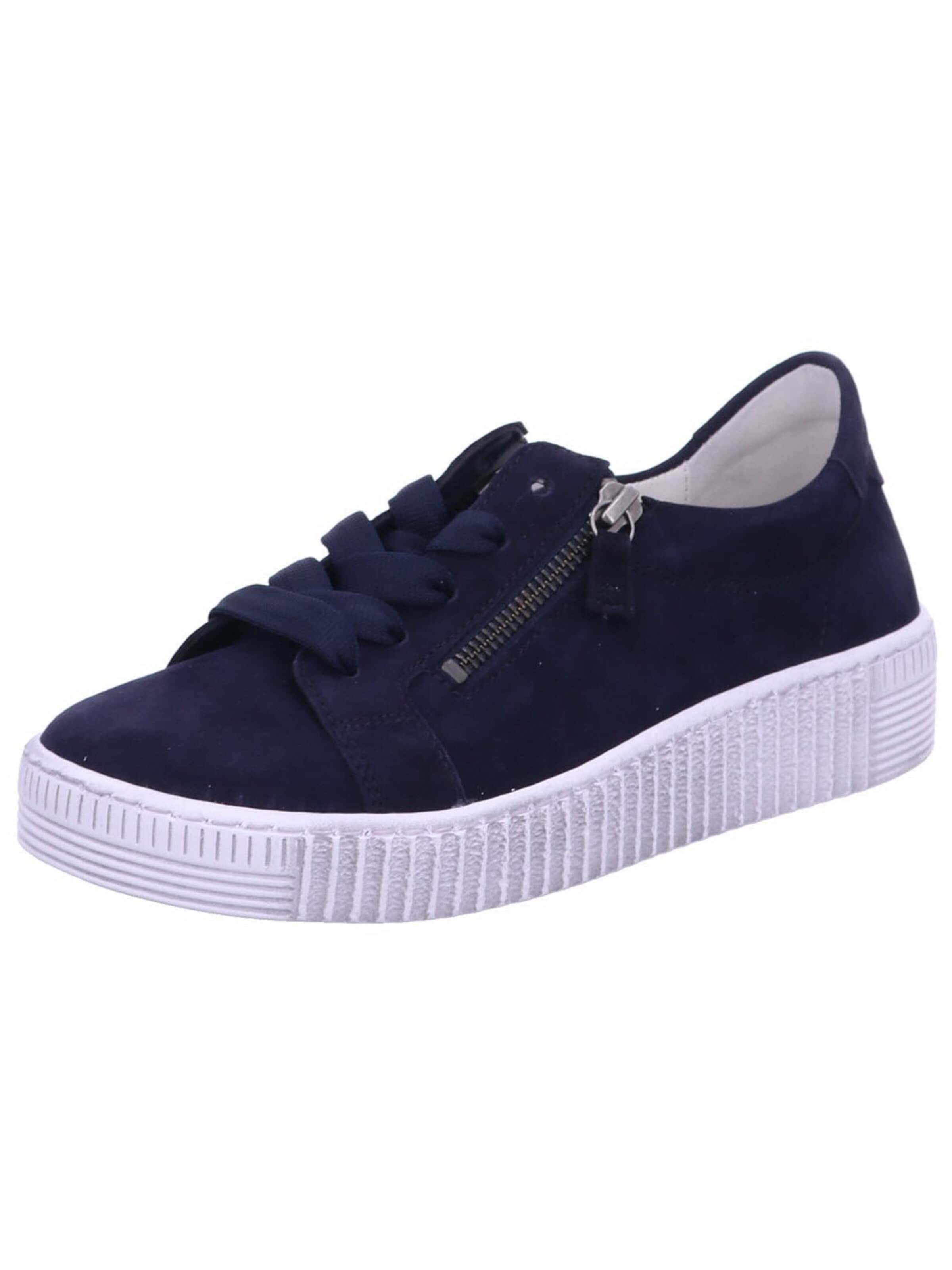 GABOR - Zapatos con cordón 'Schnürschuh Damen 63.334 16 Echtleder in blau' en azul: frente