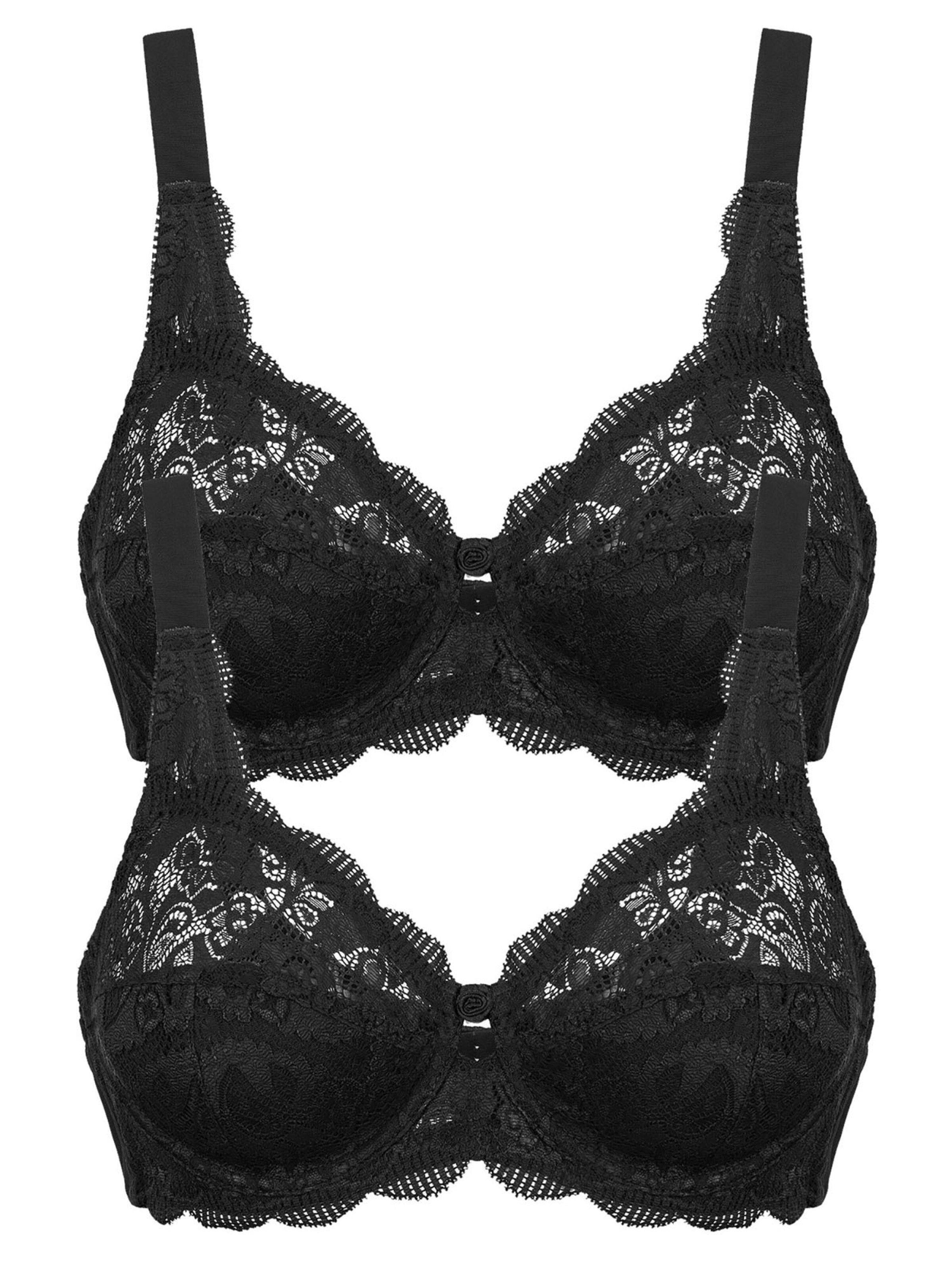 SUSA Bra 'Latina' in Black: front