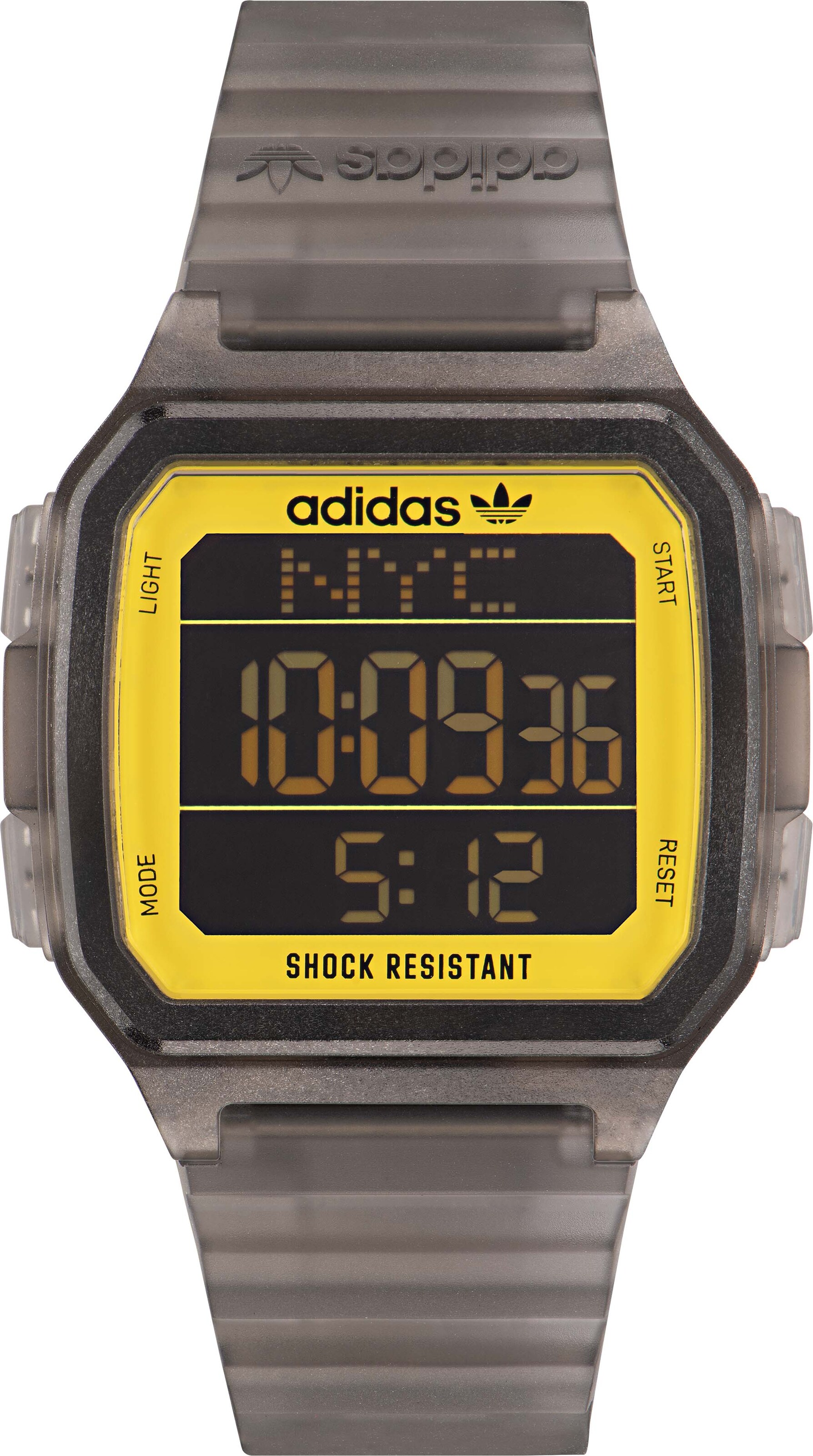 ADIDAS ORIGINALS Digitaluhr in Braun: Vorderseite