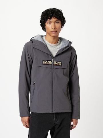 NAPAPIJRI Winter Jacket 'RAINFOREST' in Grey: front