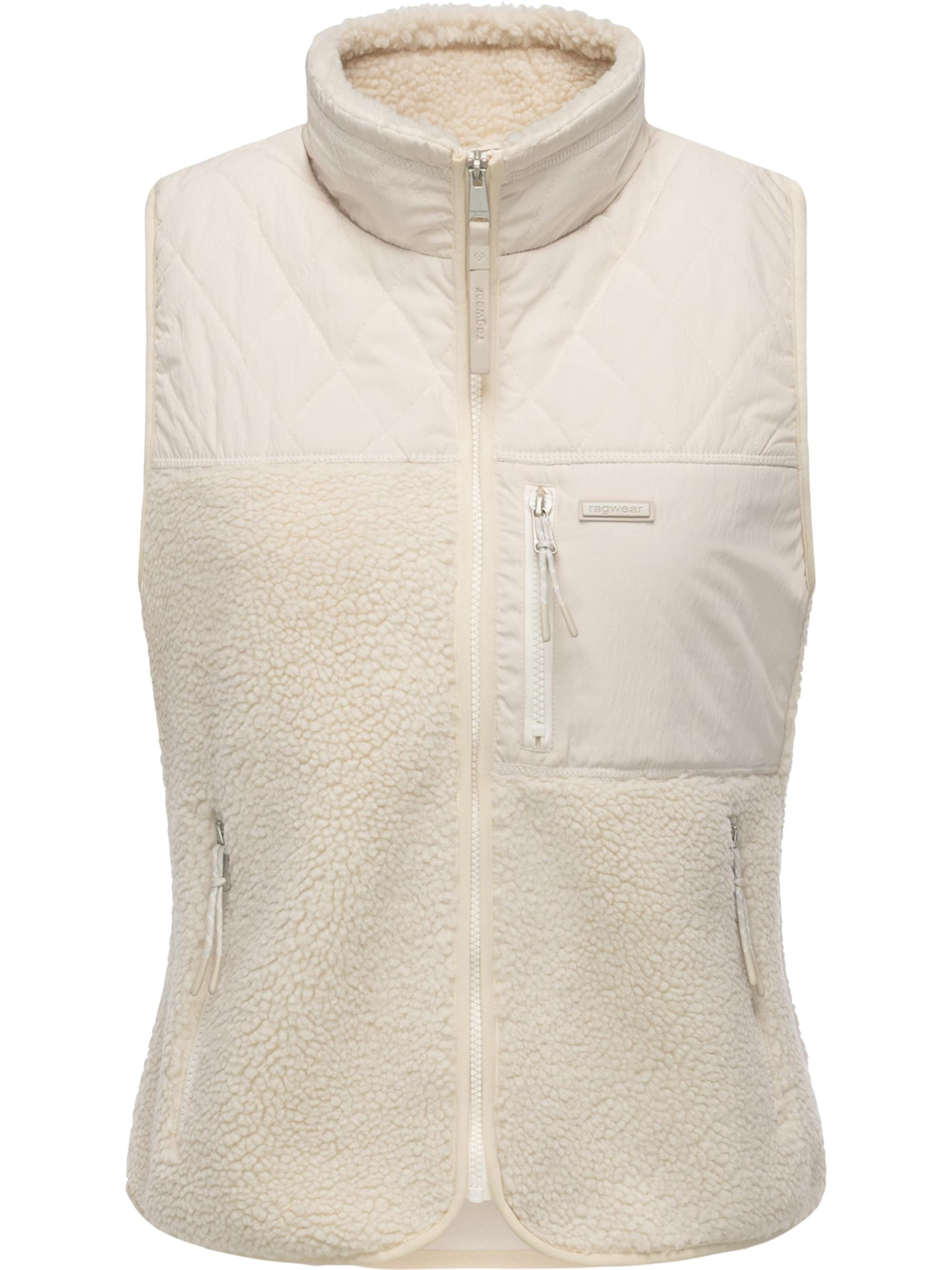 Ragwear Weste 'Junkin' in Beige: Vorderseite
