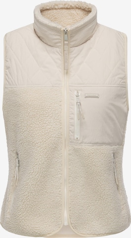 Gilet 'Junkin' Ragwear en beige : devant