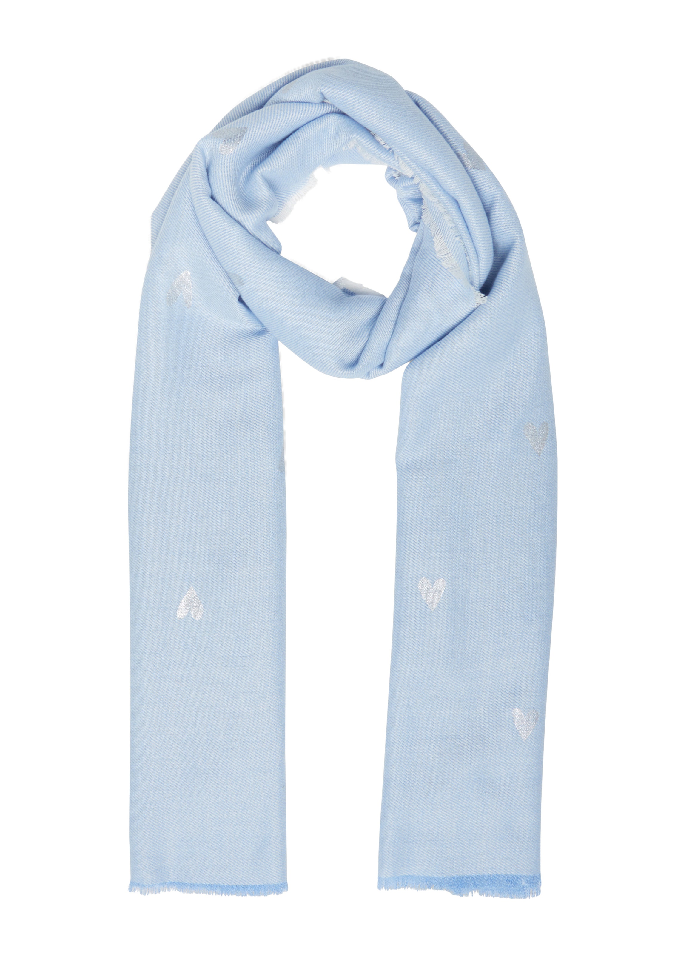 s.Oliver Sjaal in Blauw: voorkant