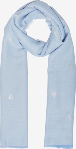 s.Oliver Sjaal in Blauw: voorkant