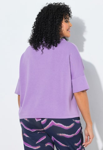 Ulla Popken - Sweatshirt em roxo