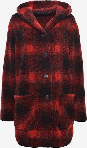 Fuchs Schmitt Between-Seasons Coat in Red: front