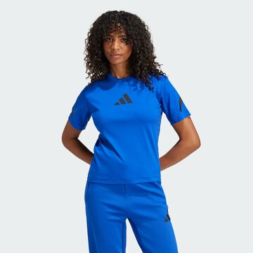 T-shirt fonctionnel 'Z.N.E.' ADIDAS SPORTSWEAR en bleu : devant