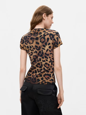 Desigual Μπλουζάκι σε καφέ