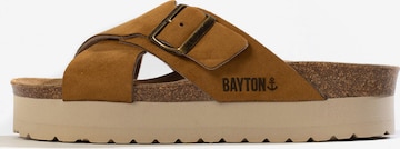 Bayton - Zapatos abiertos 'Ajax' en marrón: frente