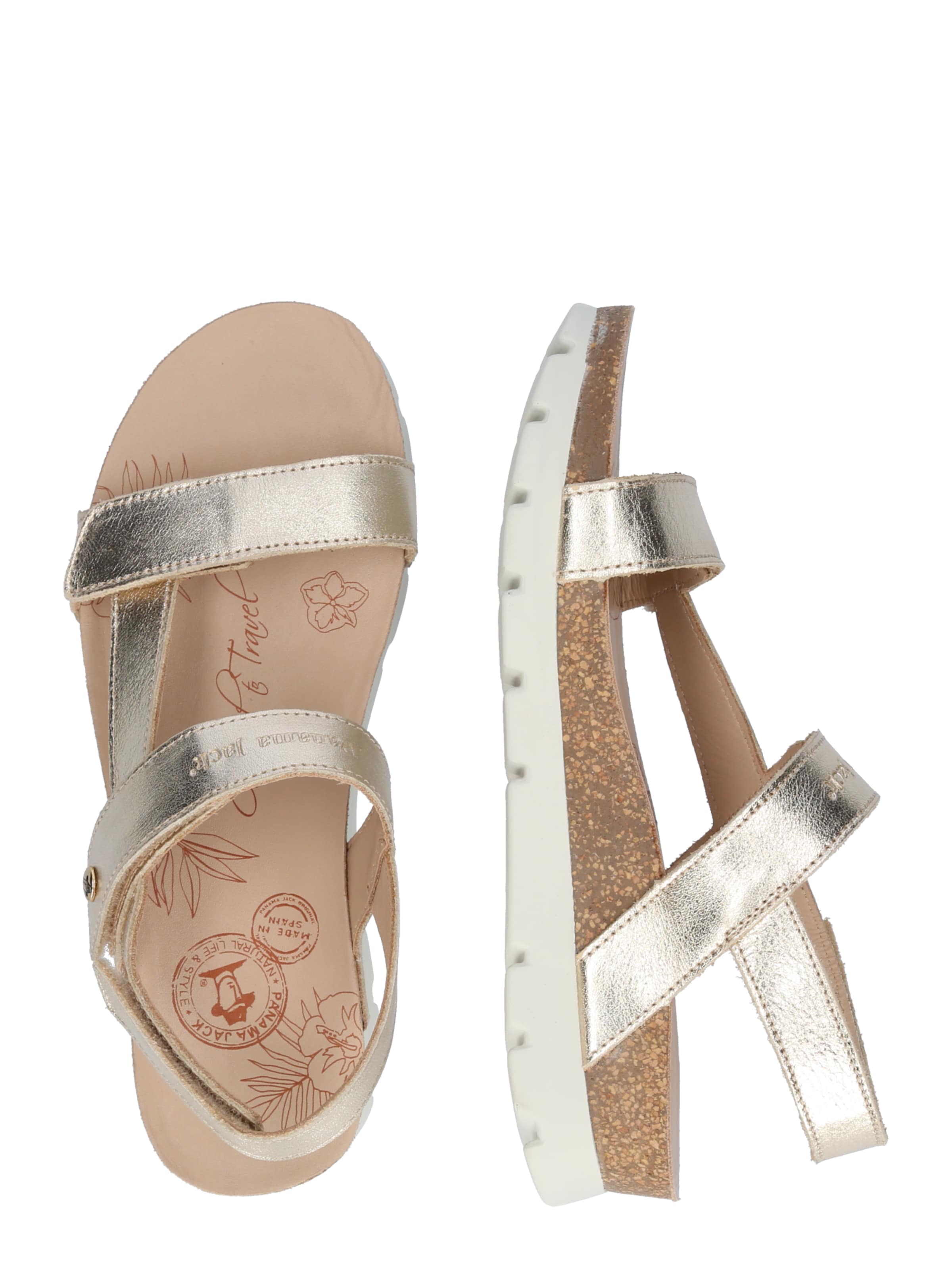 Sandales à lanières 'Selma Shine B1' PANAMA JACK en or