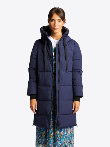 Rich & Royal Χειμερινό παλτό σε μπλε: μπροστά