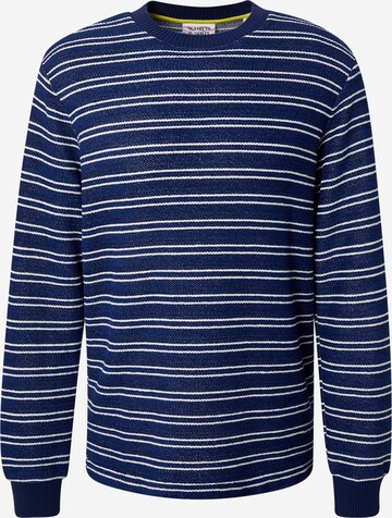 SCOTCH & SODA - Sweatshirt em azul: frente