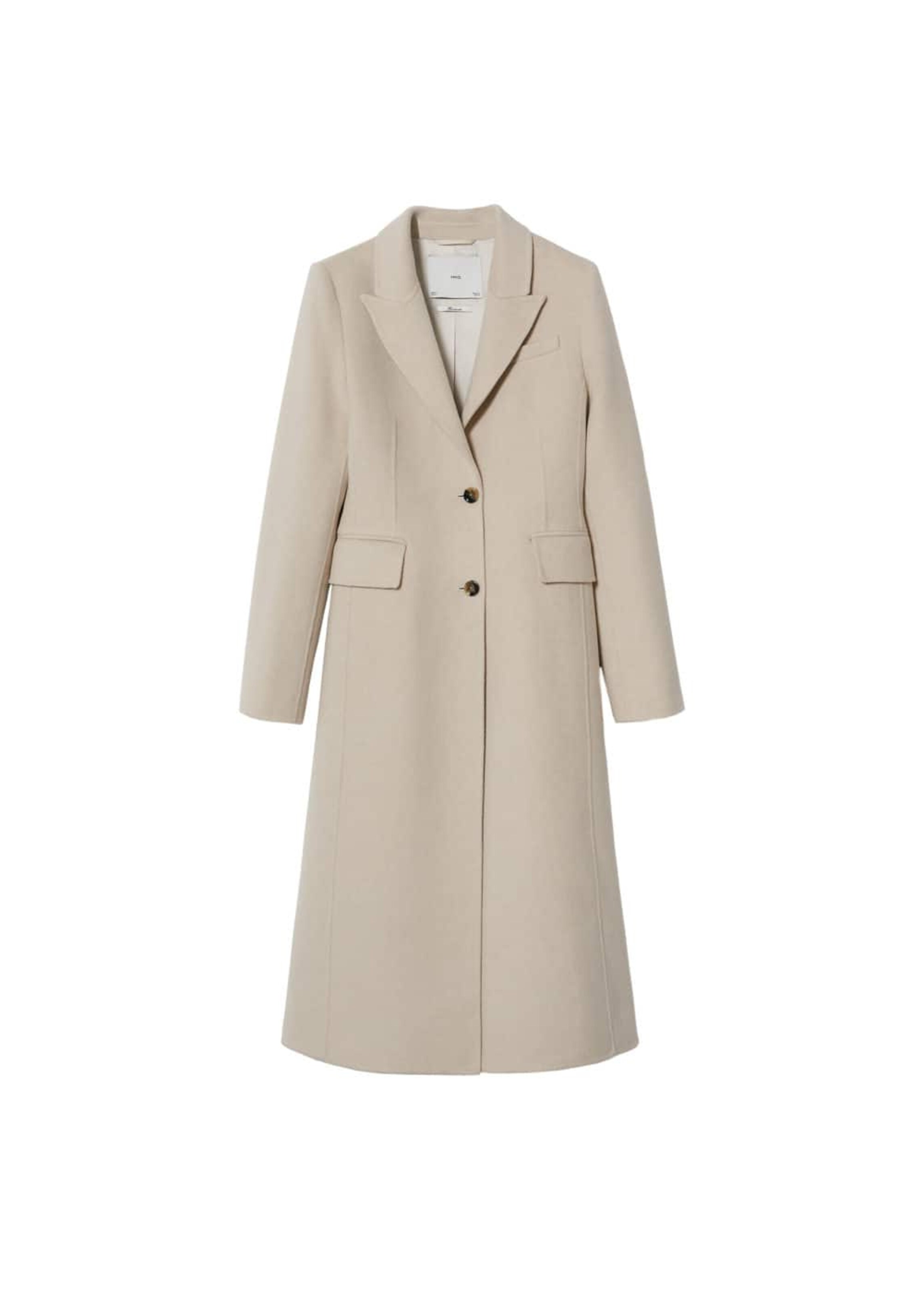 MANGO Mantel 'Madonna' in Beige: Vorderseite