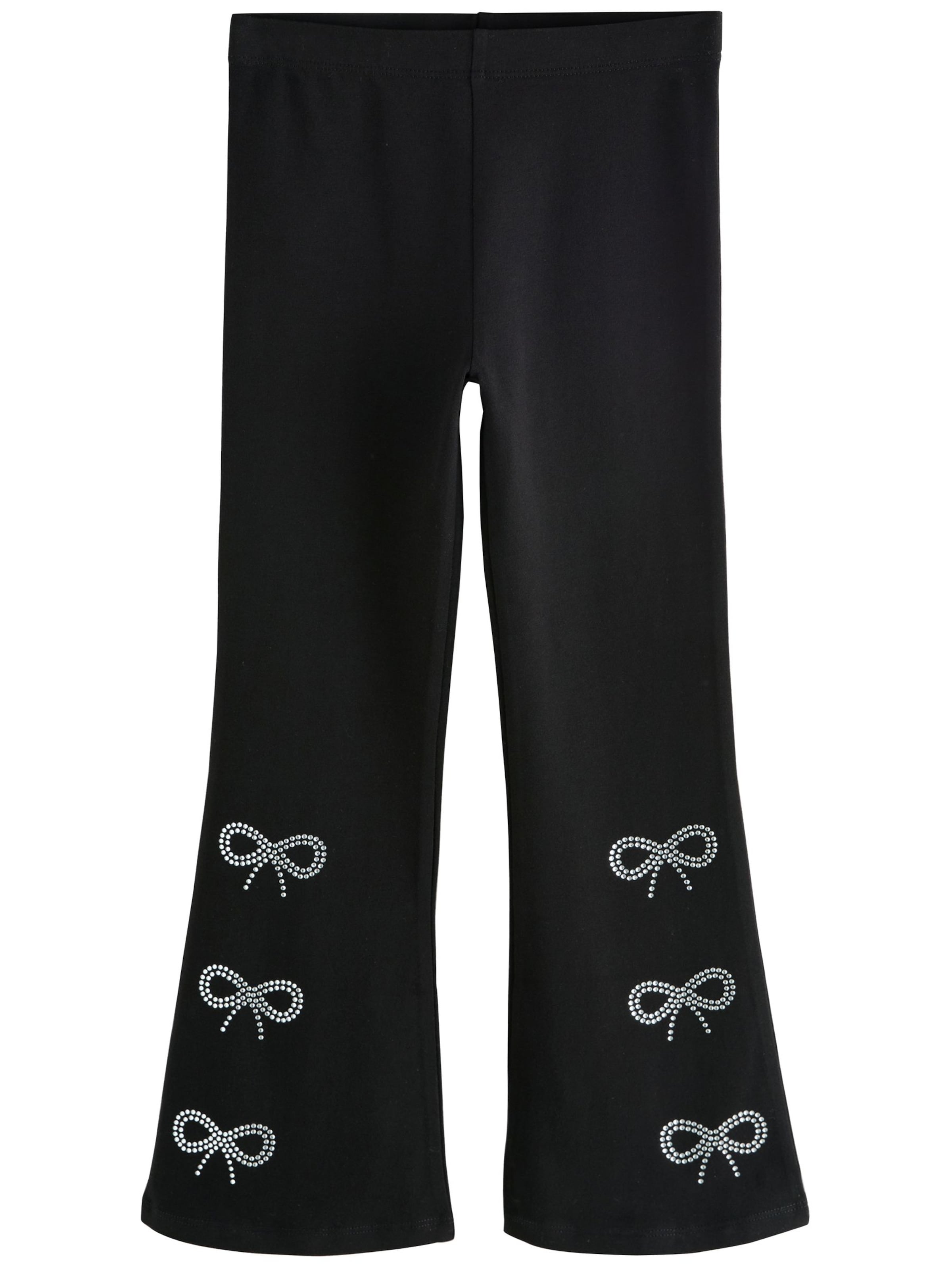 Next Laienev Püksid, värv must: eest vaates