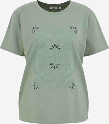 WE Fashion Paita värissä vihreä: etupuoli