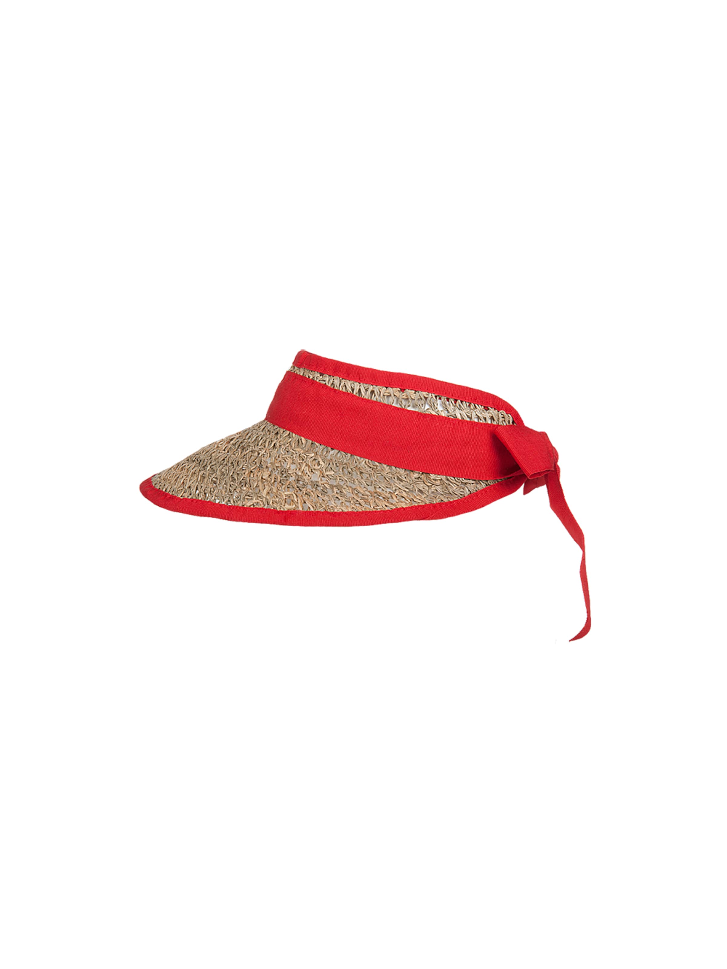 Hatland Cap 'Eliza Seagrass' in Red: front