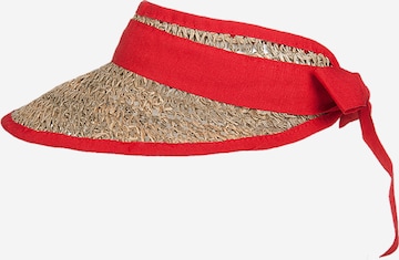 Hatland Cap 'Eliza Seagrass' in Red: front