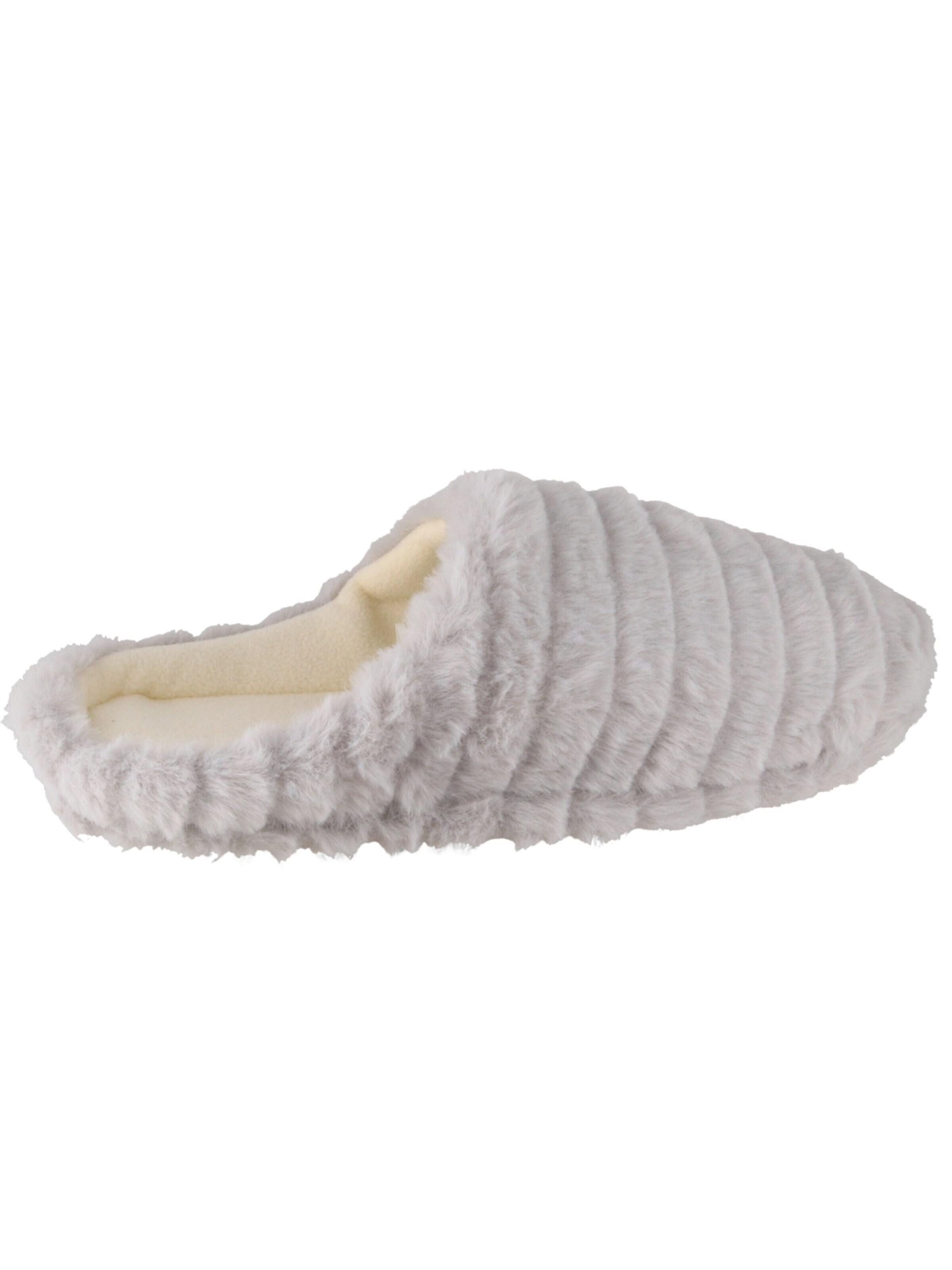 Fluffys Hausschuh 'Veluna Plüsch Pantoffeln'‌‌‌ in Grau