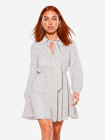 I AM - Vestido 'Abito Pois 26080' en beige