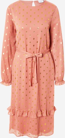 VILA Košilové šaty – pink: přední strana