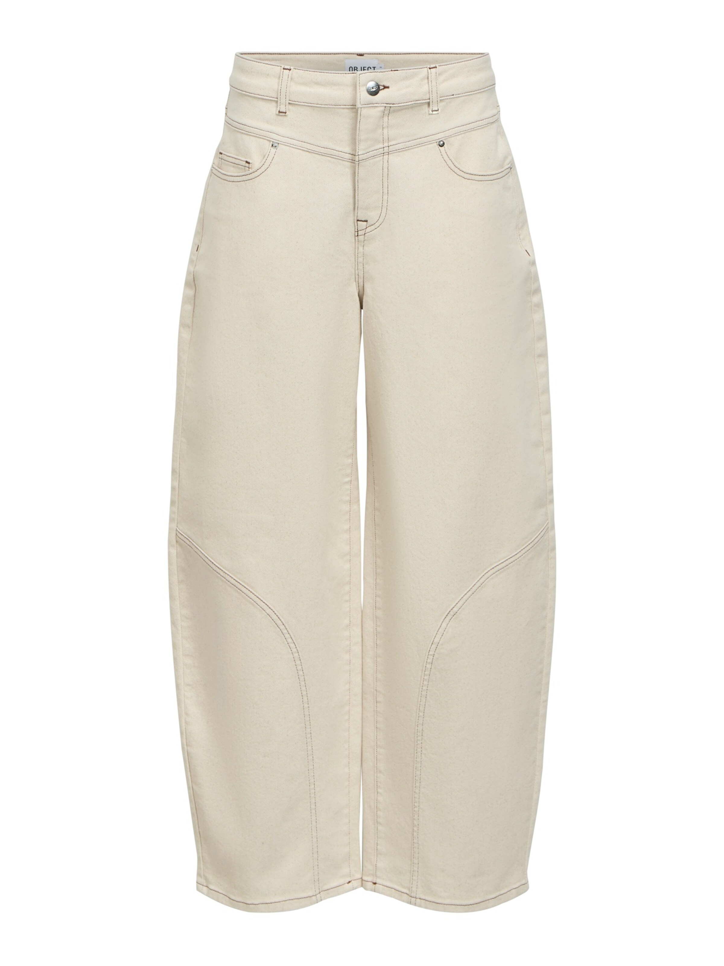 OBJECT Jeans 'OBJEMMIA' i 25-26 i beige, Produktvisning