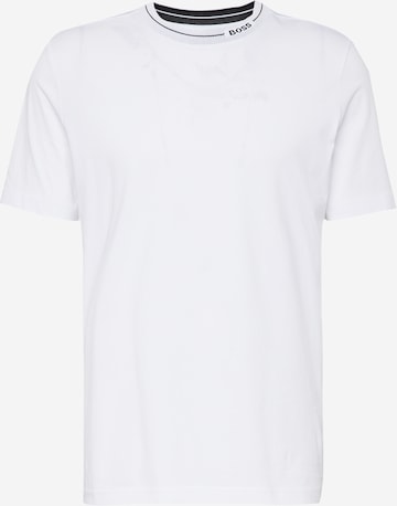BOSS Green - Camiseta en blanco: frente