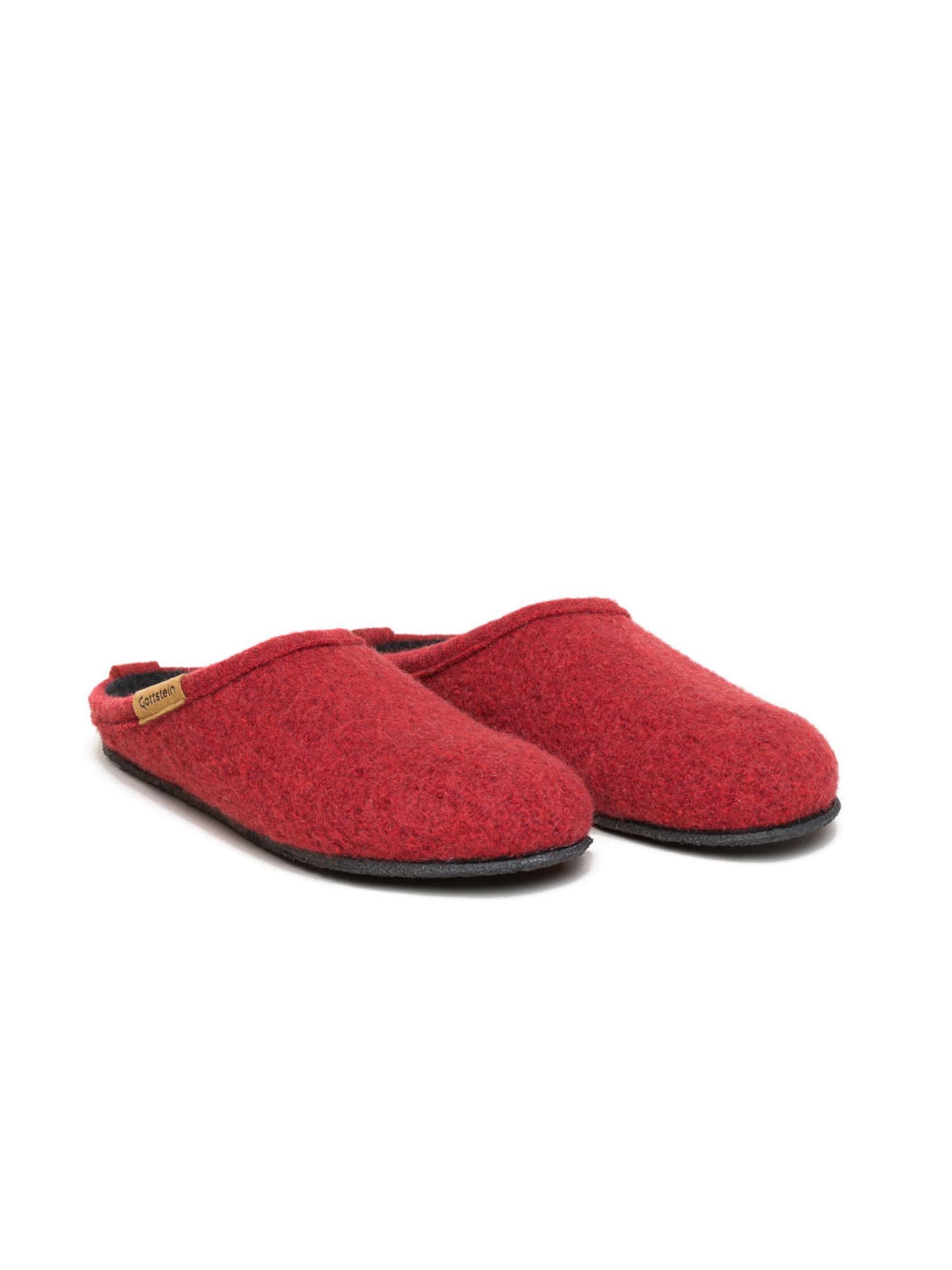Gottstein Hausschuh 'Walkpantoffel ALP- COMFORT-FE'‌‌‌‌‌‌ in Rot