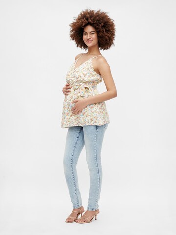 MAMALICIOUS Bluse 'Nova' in Gelb