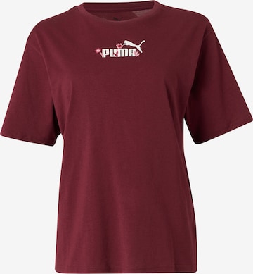PUMA Funktionsshirt 'Ess Nature 2.0.' in Rot: Vorderseite