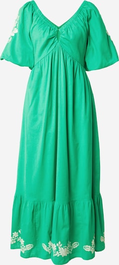 Rochie Warehouse pe verde jad / alb, Vizualizare produs