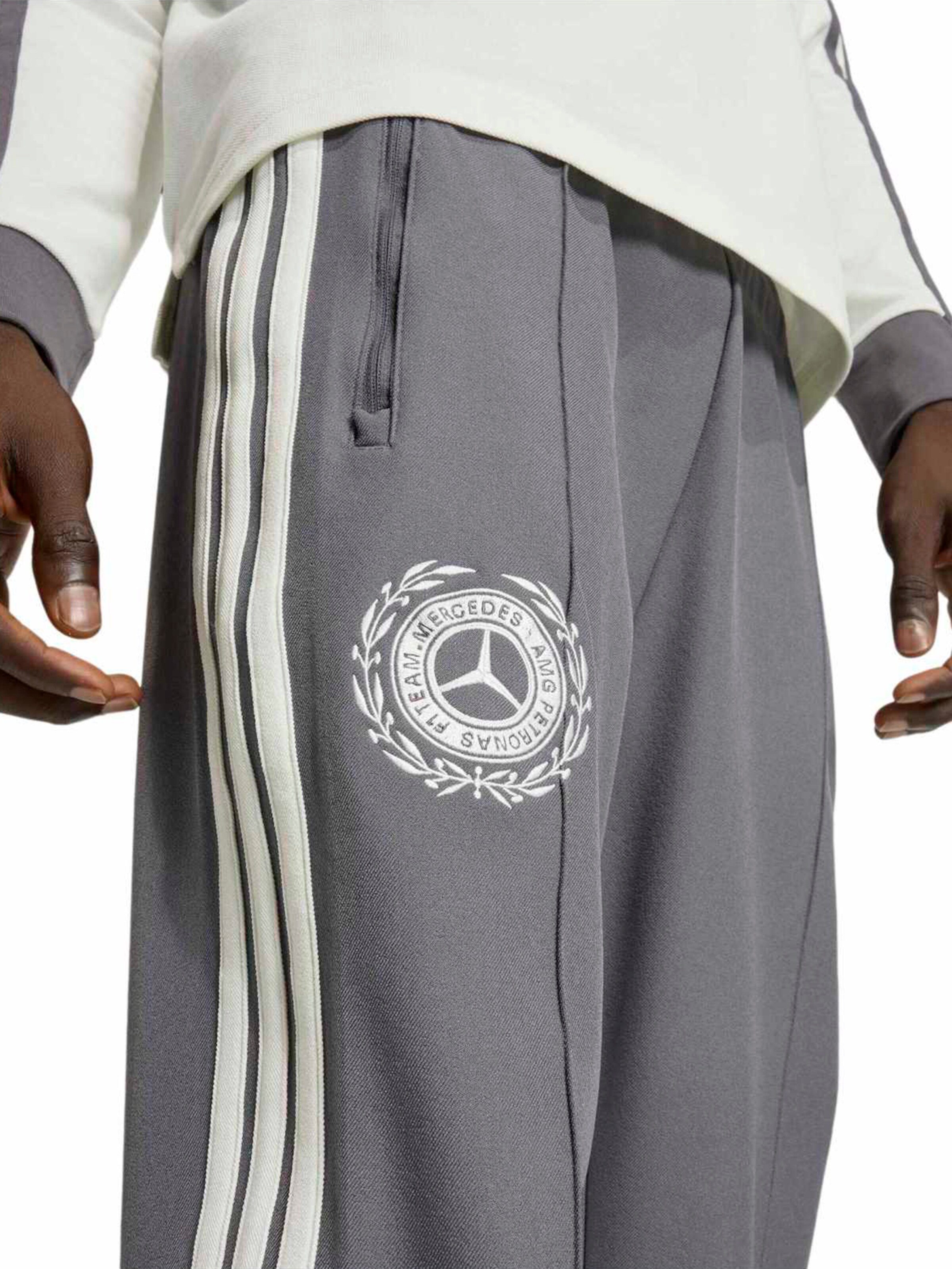 ADIDAS PERFORMANCE Tapered Παντελόνι φόρμας 'MER SA ICN' σε γκρι