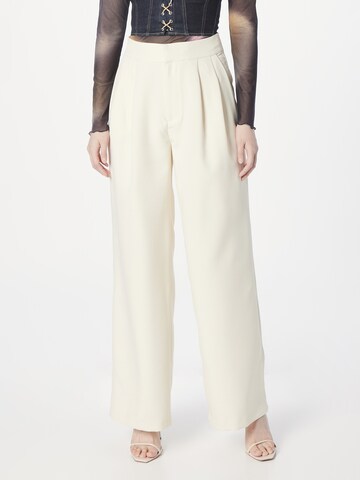 Wide Leg Pantalon à pince 'ISABELLA' STEVE MADDEN en beige : devant