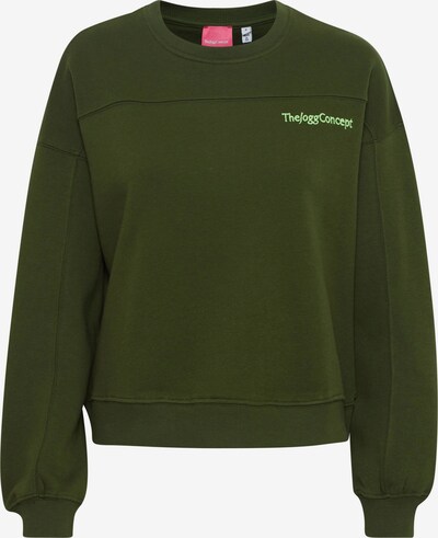 The Jogg Concept Sweatshirt in grün / weiß, Produktansicht