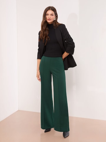Wide Leg Pantalon Lipsy en vert