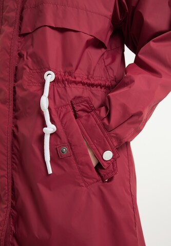 Parka mi-saison DreiMaster Maritim en rouge