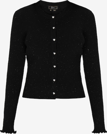 Cardigan faina en noir : devant