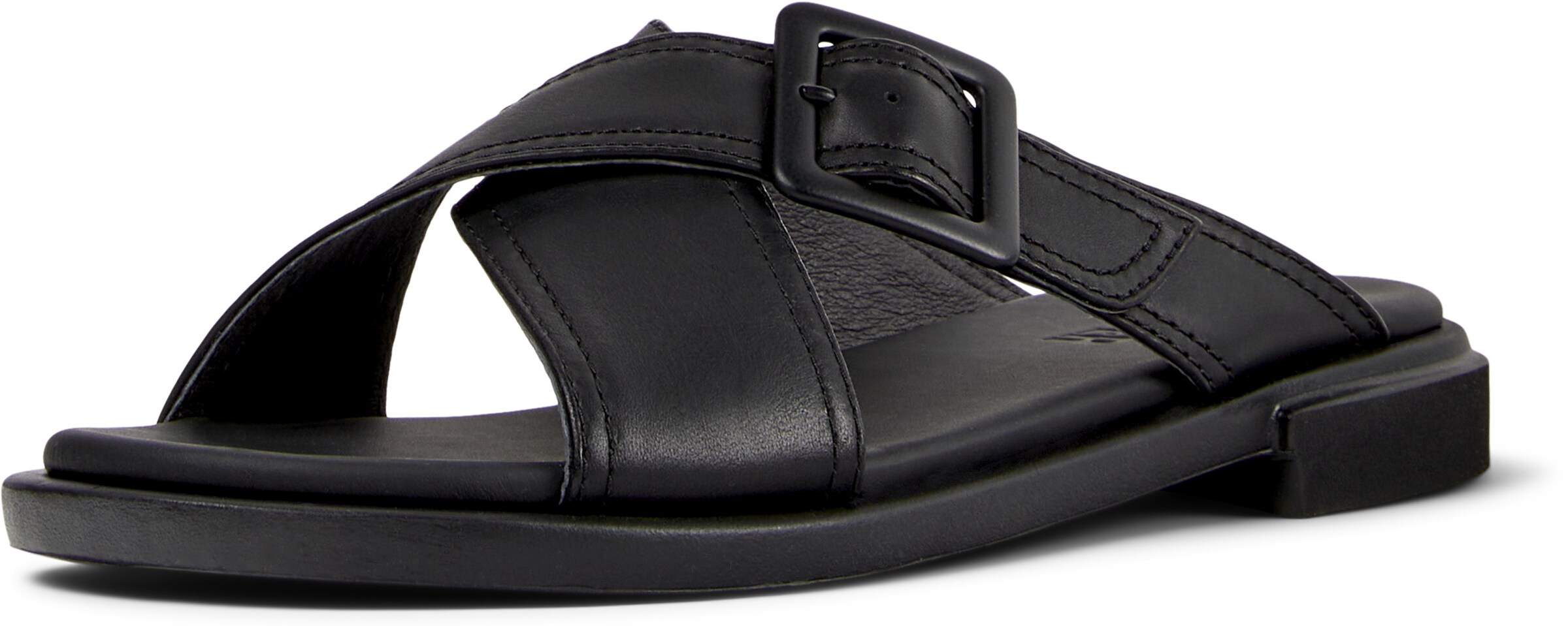 CAMPER Sandaal 'Edy' in Zwart: voorkant