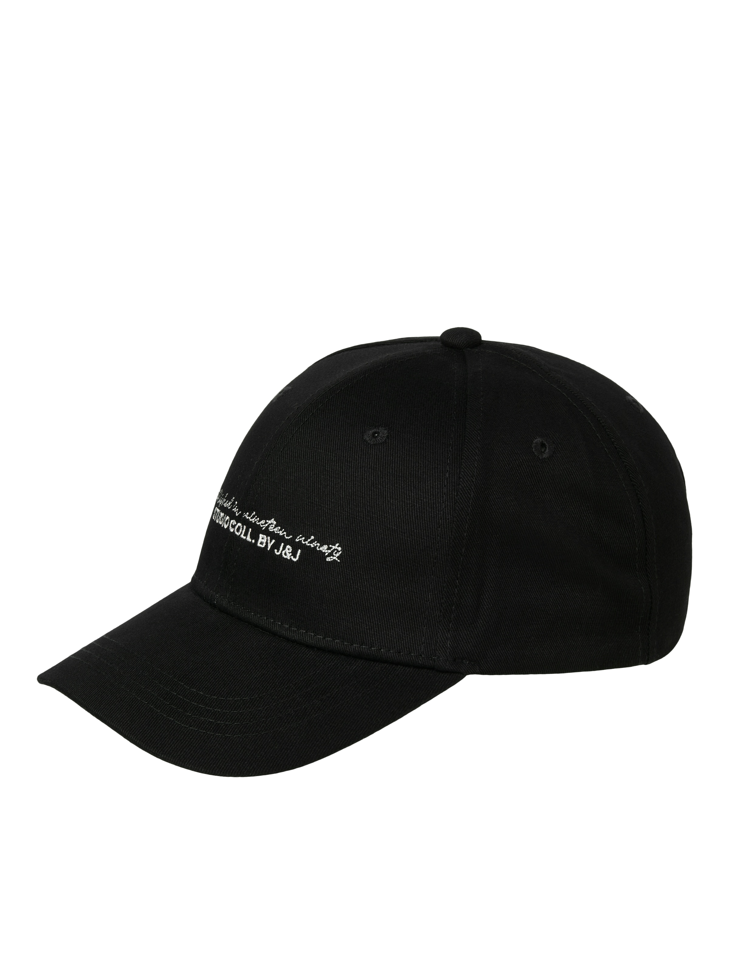 Casquette &#x27;JACBASE RIKKIE&#x27; JACK &amp; JONES en noir : devant