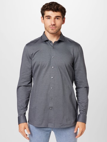 OLYMP - Ajuste regular Camisa en gris: frente