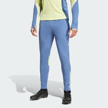 ADIDAS PERFORMANCE Slimfit Sportbroek 'Ajax Amsterdam Tiro 24' in Blauw: voorkant