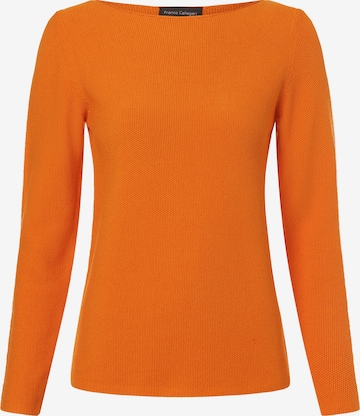 Pull-over Franco Callegari en orange : devant