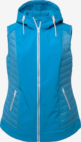 Ulla Popken Sports Vest in Blue: front