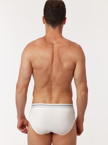 Slip 'Woody Men Basic Underwear - Midi slip - duopack - Wit' Woody en blanc