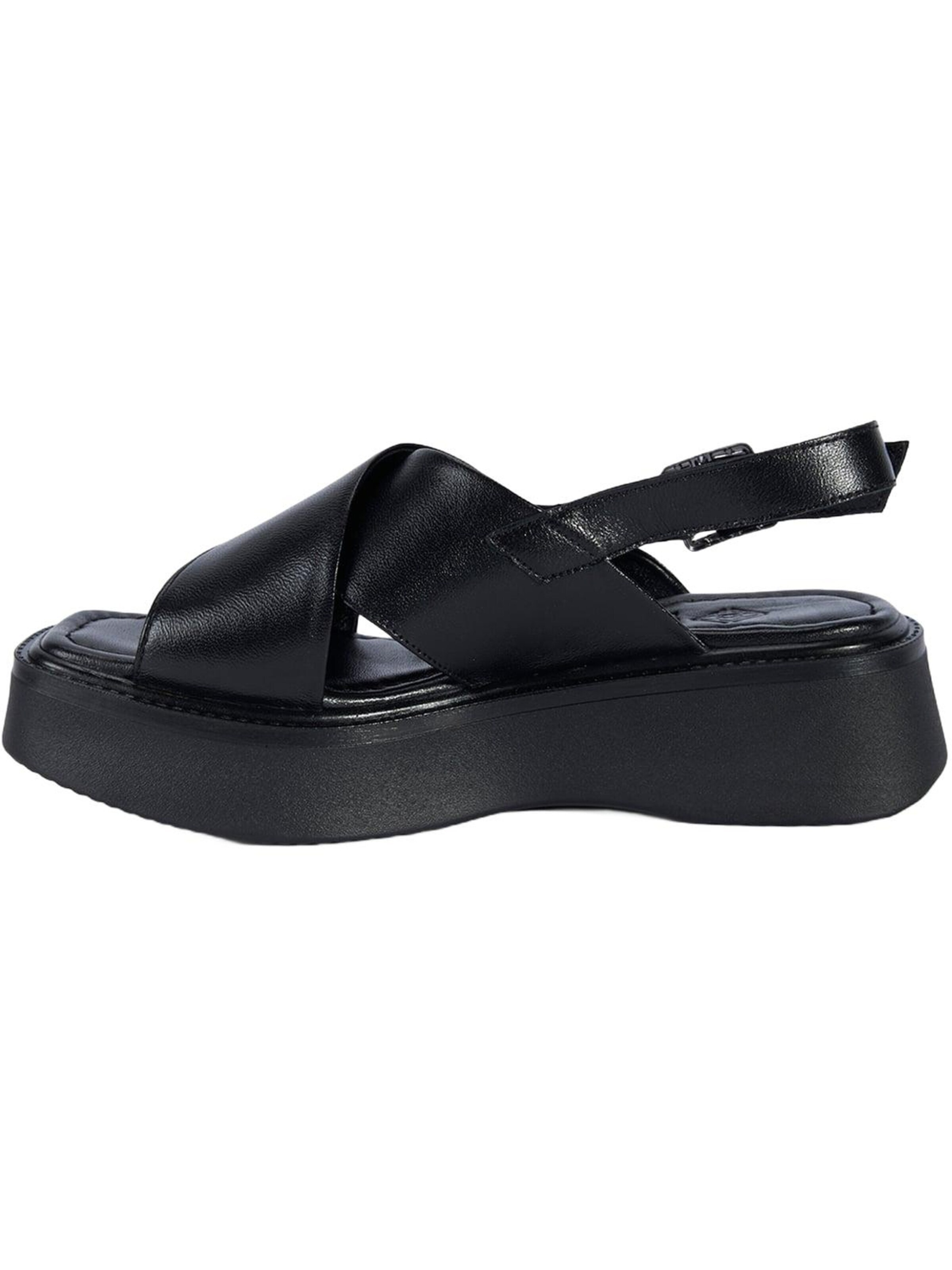 Desa - Sandalias con hebilla 'Keilsandalen' en negro