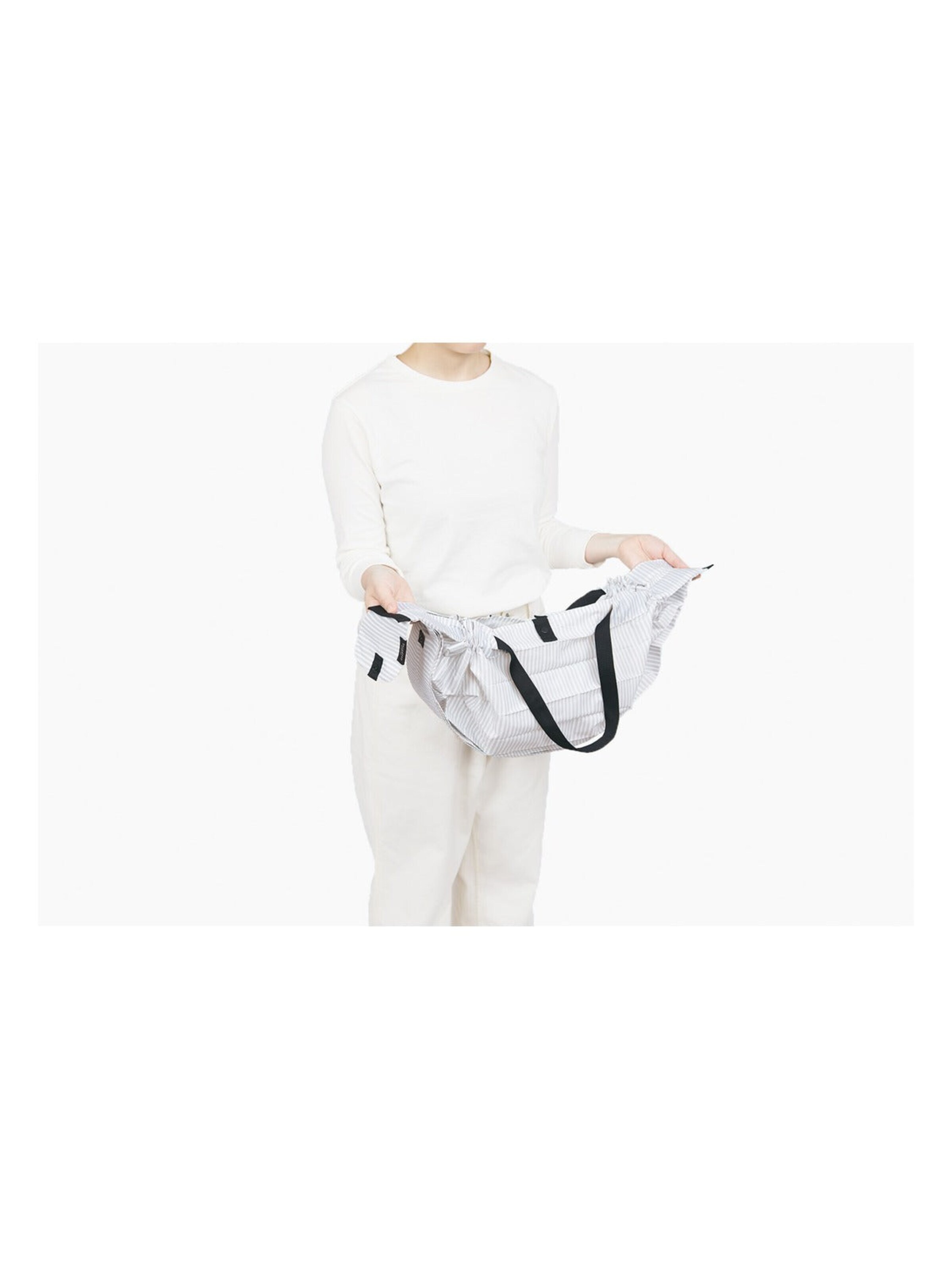 Cabas 'Compact Bag L' Shupatto en blanc