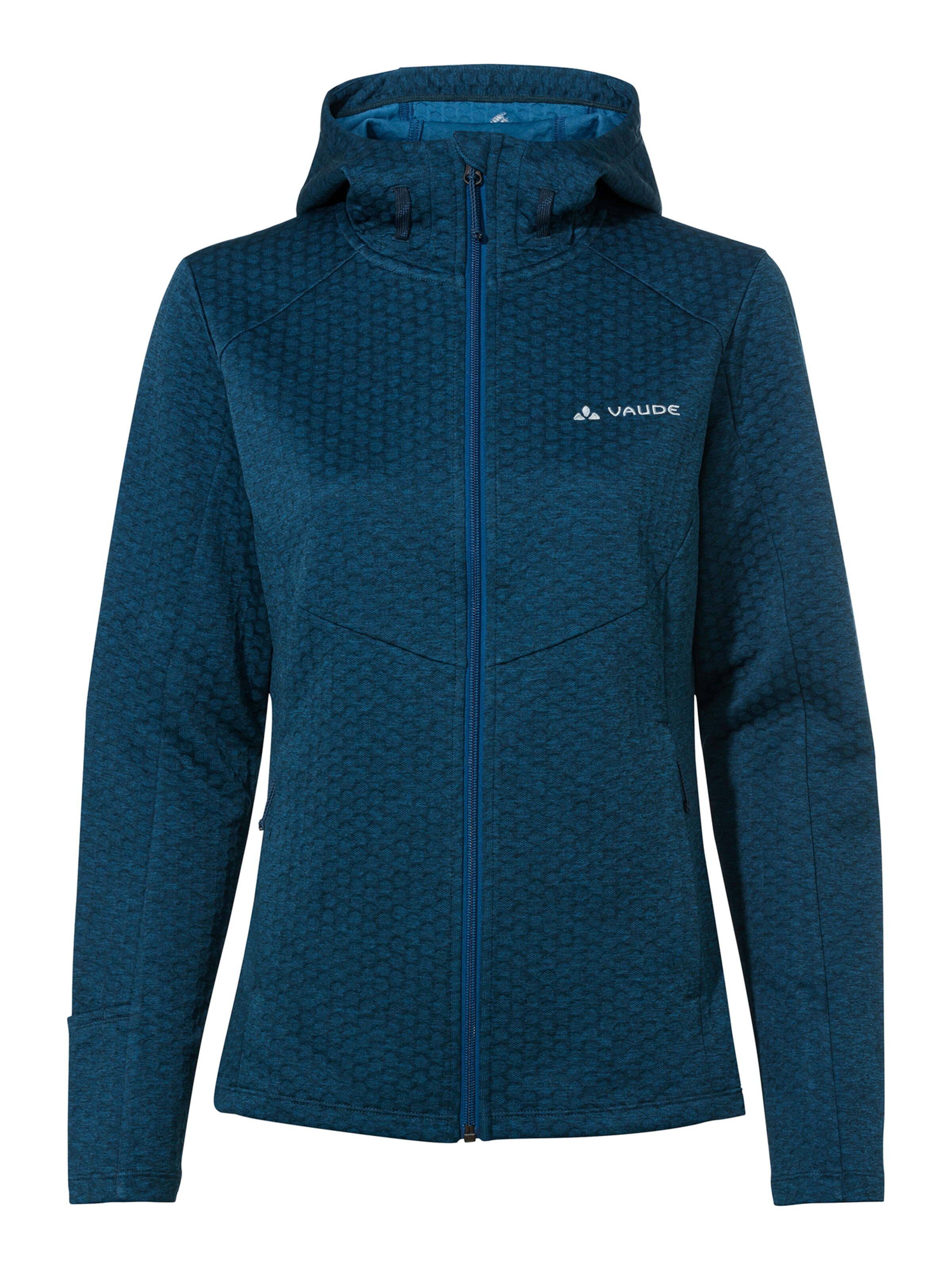 VAUDE Sports sweat jacket 'Skomer' in Blue: front