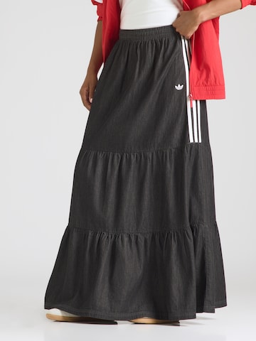 ADIDAS ORIGINALS - Saia 'Summer Glow' em preto: frente