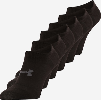 UNDER ARMOUR Urheilusukat 'Essential' värissä tummanharmaa / musta, Tuotenäkymä