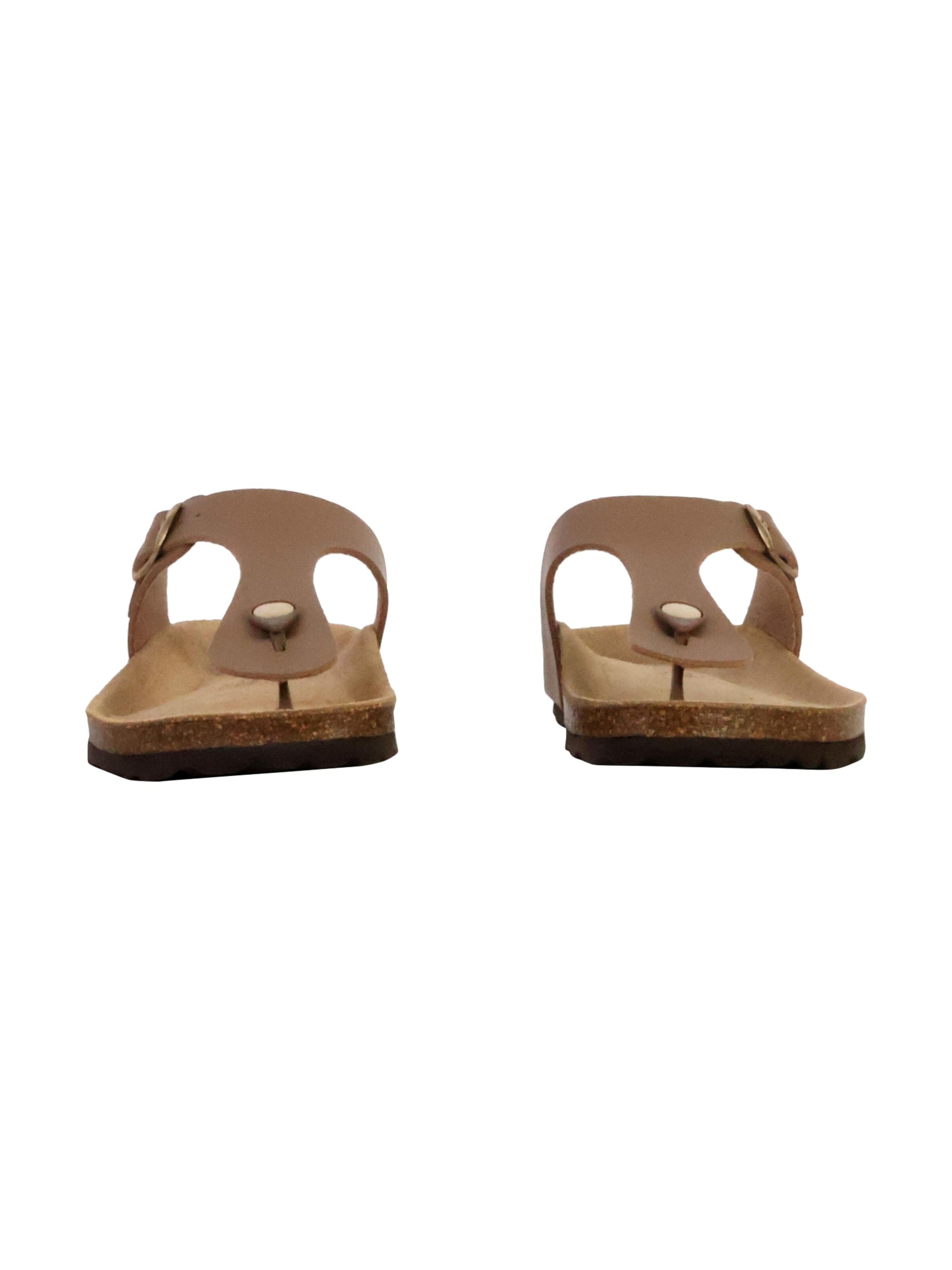Zoccoletto 'Leder-Pantoletten „Joy“' di The Divine Factory in marrone