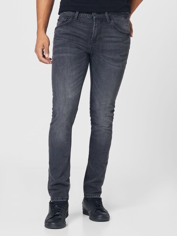 TOM TAILOR DENIM Slimfit Jeans 'PIERS' in Grau: predná strana